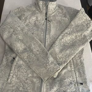 The North Face Women's M Floral Print Ski Jacket - Gray water resistant